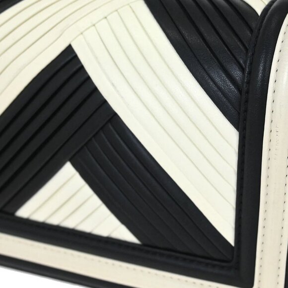 Chanel Black Chevron Lambskin Small Chain Shoulder Bag - Picture 4 of 10